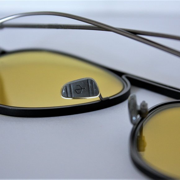 Rag and Bone Titanium Frame 55mm Yellow Lens Sunglasses RNB9003/S NEW main image 10